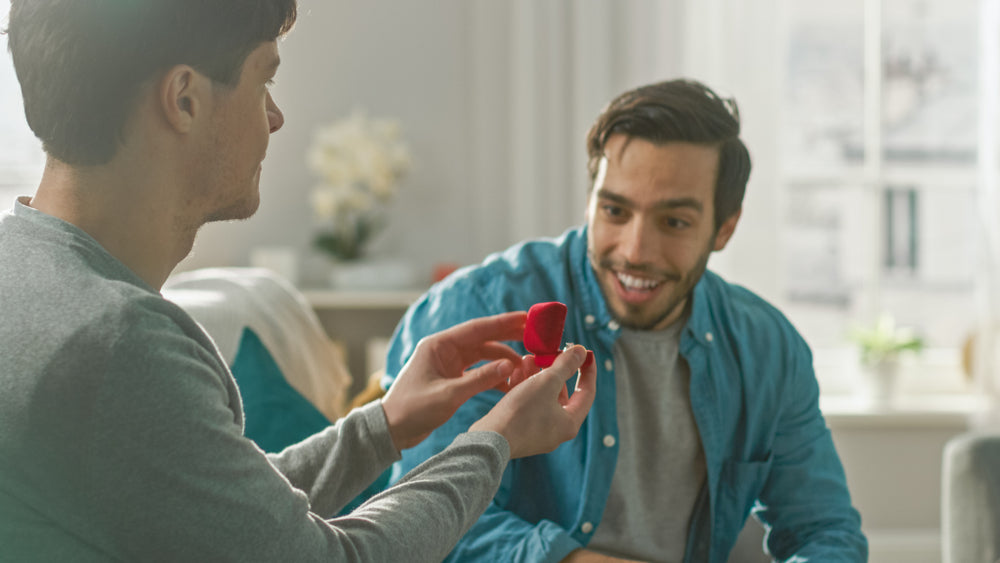Do men wear engagement rings?