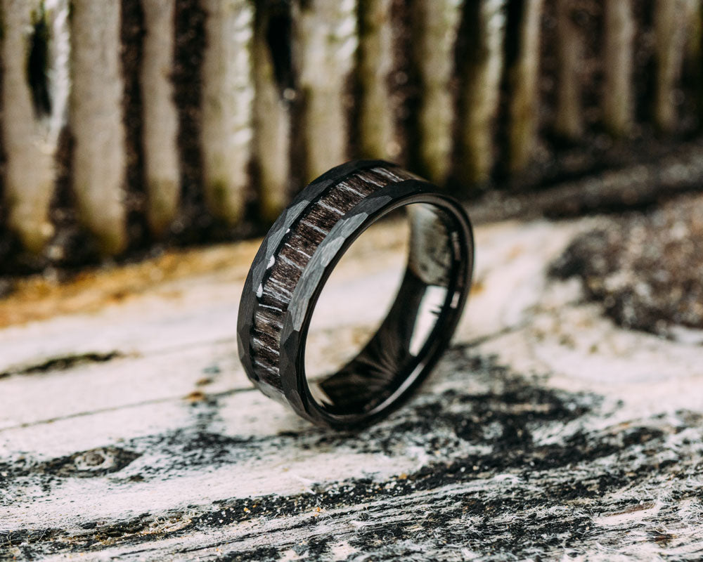 black wedding rings from alpine rings