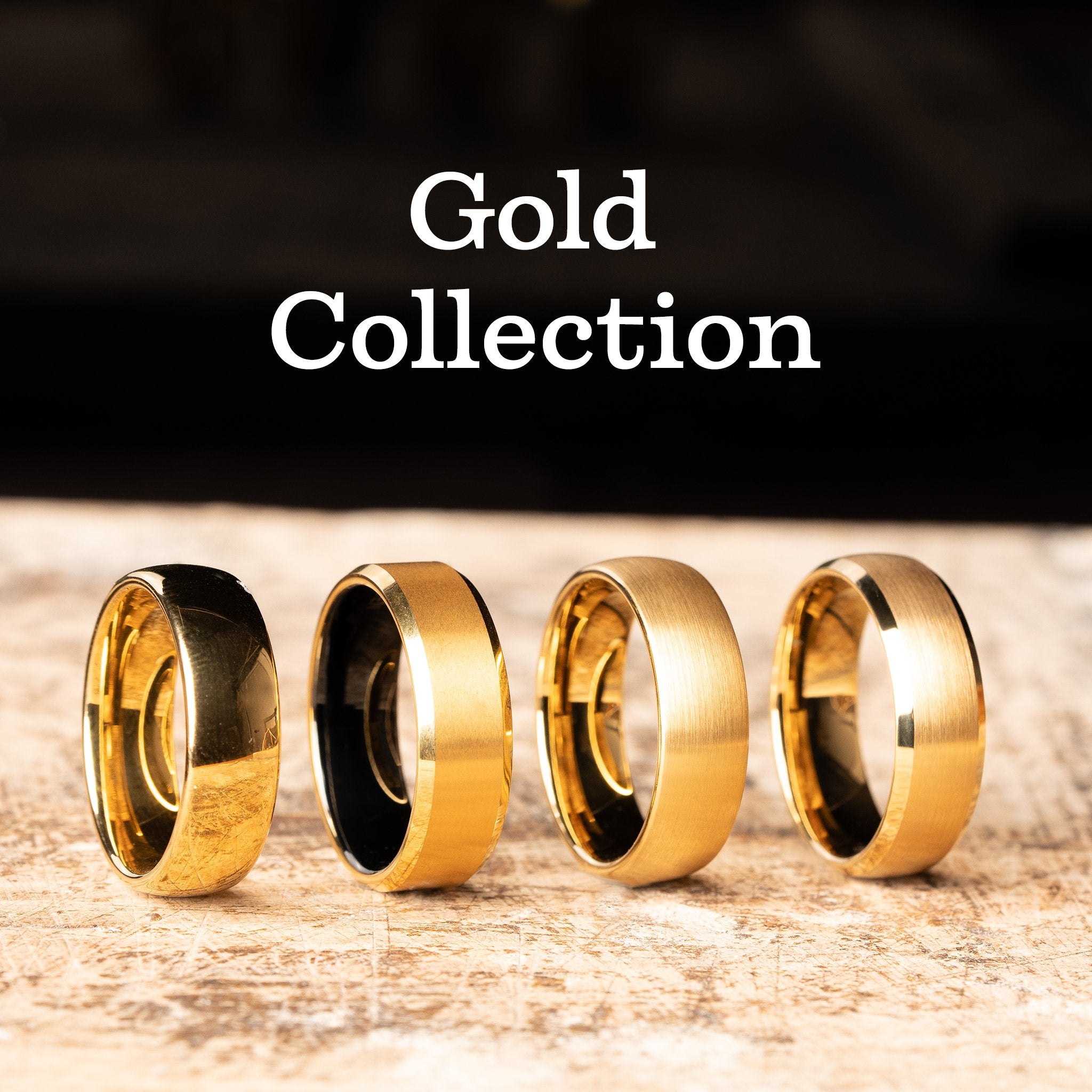 Gold Men's Wedding Bands – Alpine Rings