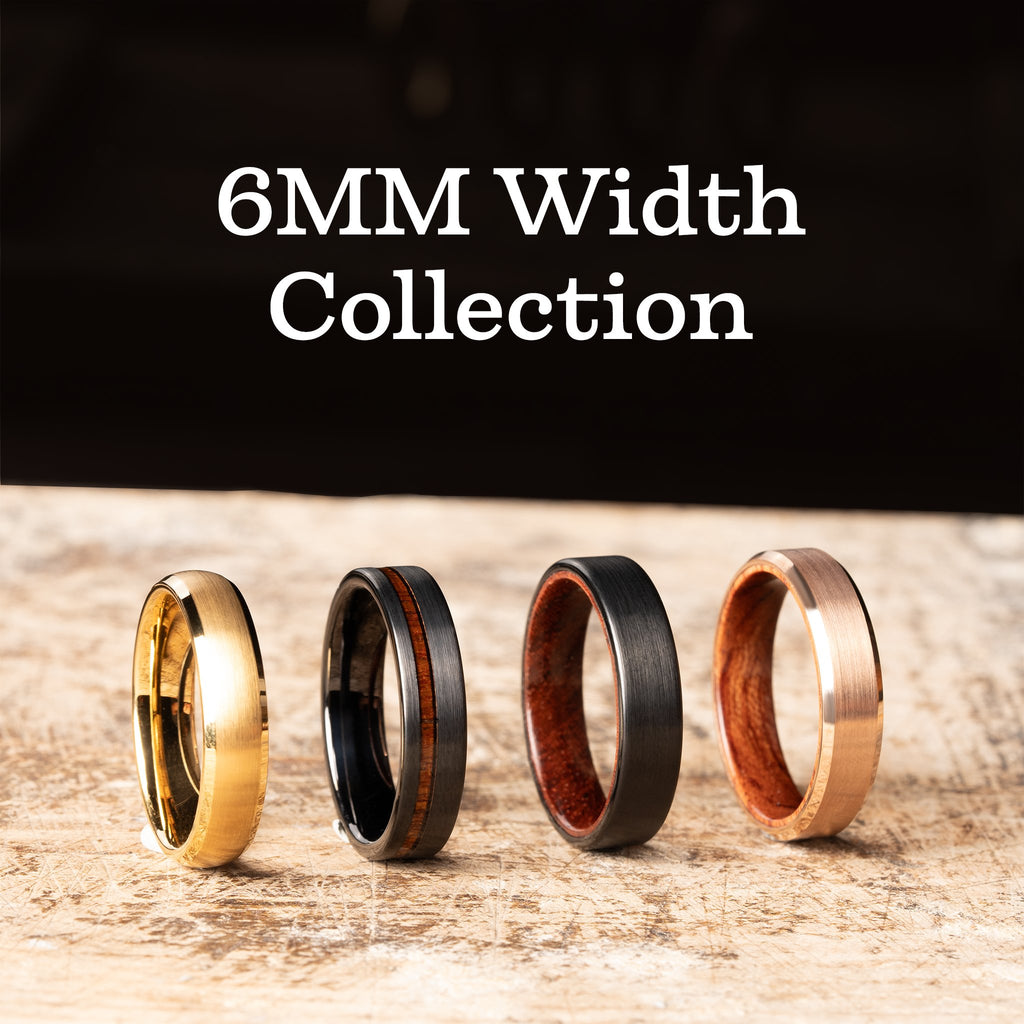 6mm men's wedding bands