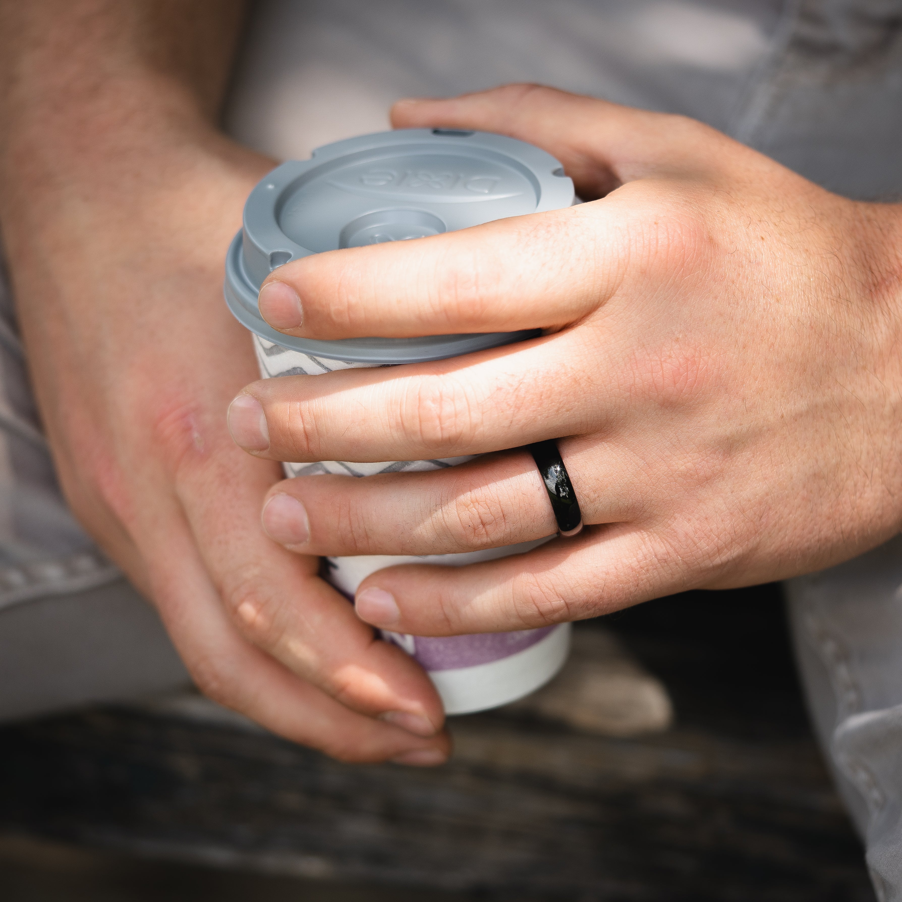 6mm Black Tungsten Polished Wedding Ring | Alpine Rings